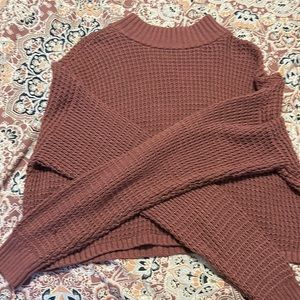 cropped hollister sweater